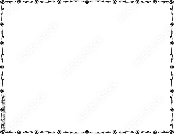 Obraz doodle frame