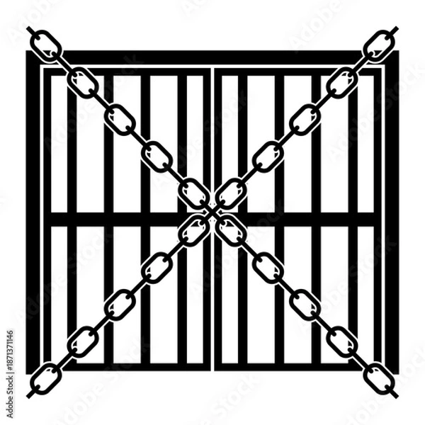 Obraz 檻と鎖
