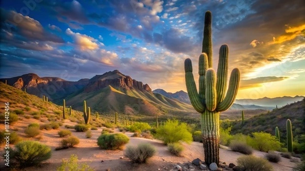 Obraz cactus in the desert