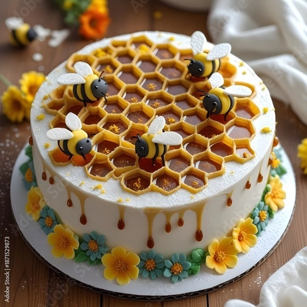 Obraz beehive style cake 