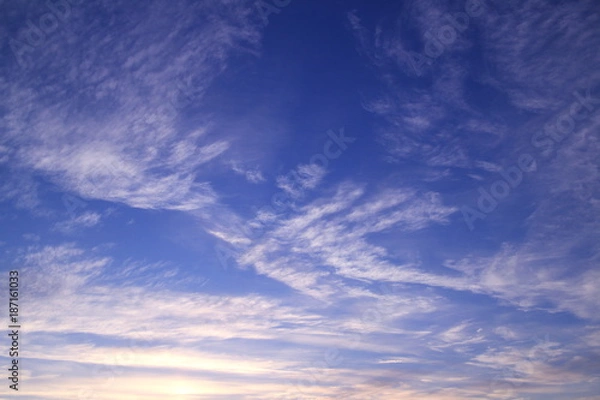 Fototapeta 冬雲と青空
