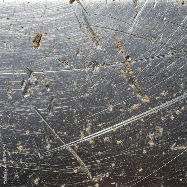 Fototapeta Spider Web with Dew Drops Closeup.
