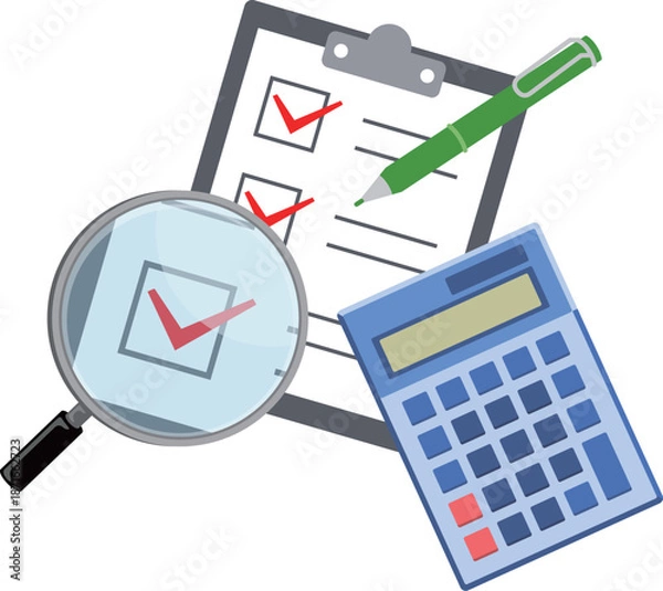 Obraz 審査や査定のイメージイラスト