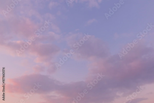 Fototapeta 淡い夕空