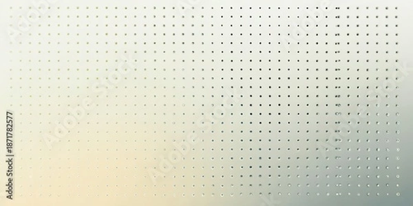 Obraz Minimalist Perforated Metal Surface with Dot Grid Pattern