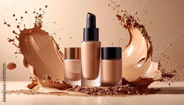 Obraz なめらかな質感が美しいファンデーションの化粧品2