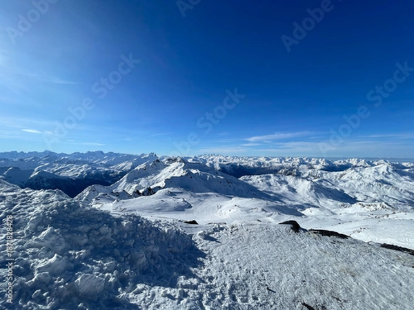 Obraz Snow Covered Mountain Panorama