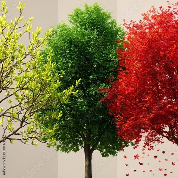 Obraz Noted for its dynamic color changes bright spring flush deep sum