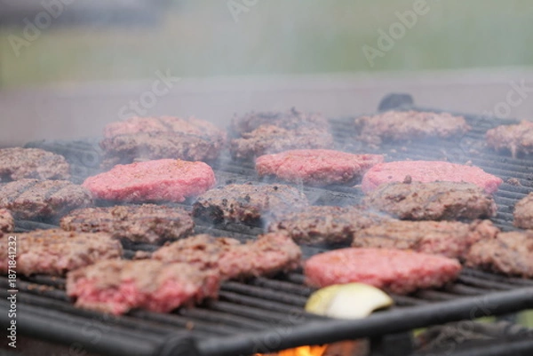 Obraz バーベキューで焼いた肉