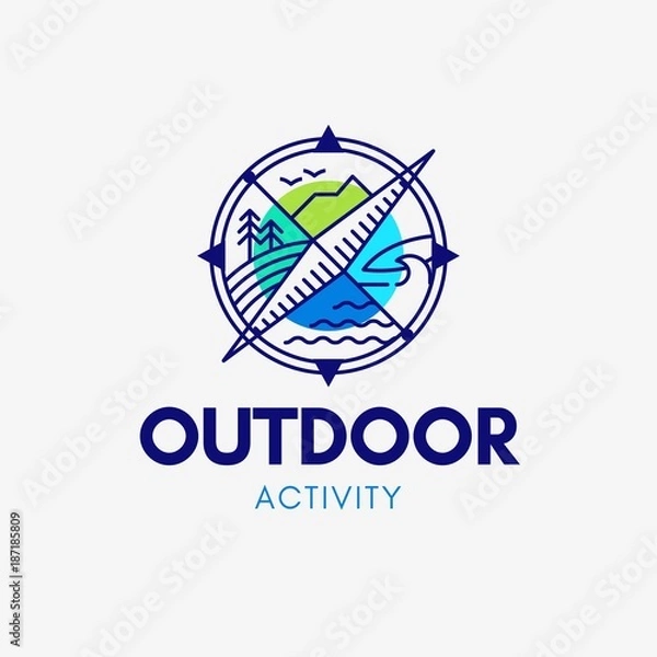 Obraz Outdoor Activity Logo