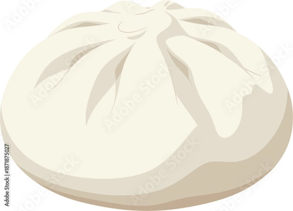 Obraz Steamed Bun Dumpling Icon