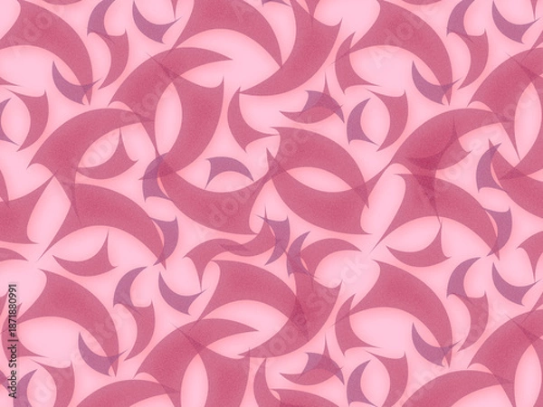 Fototapeta seamless pattern with pink flowers