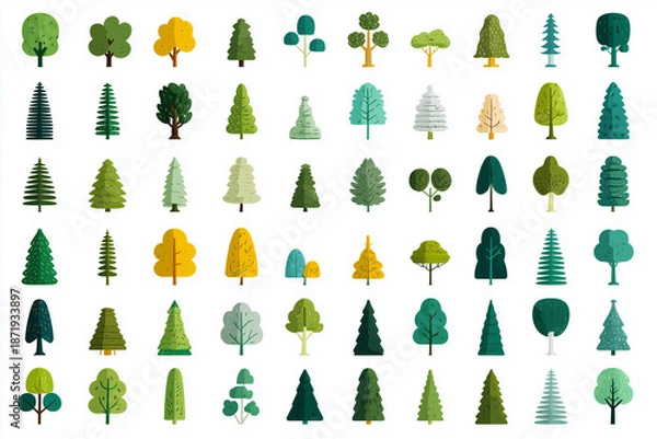 Obraz 木のイラスト