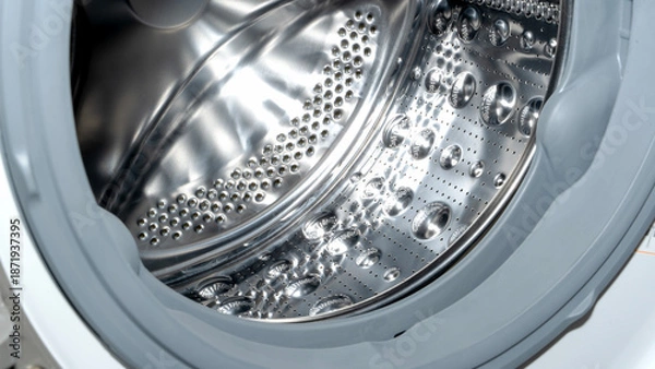 Obraz Clean washing machine drum in