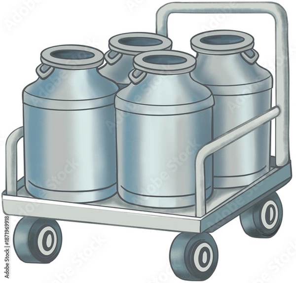 Obraz 우유통카트