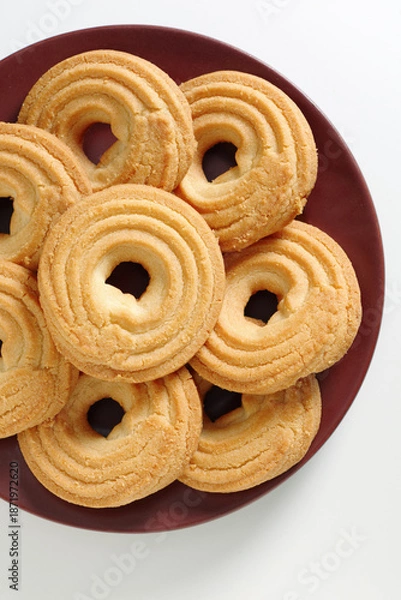 Obraz Shortbread ring cookies