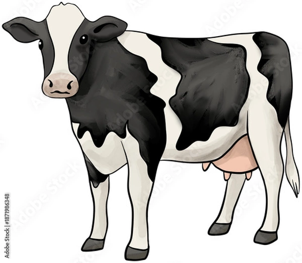 Obraz 검은얼룩이 젖소