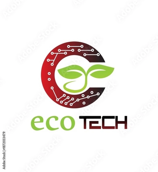 Obraz eco logo
