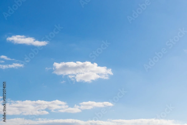 Obraz 冬の爽やか青空と太陽光で輝く雲59