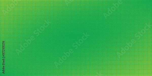 Fototapeta Dots halftone yellow green color pattern gradient texture background.