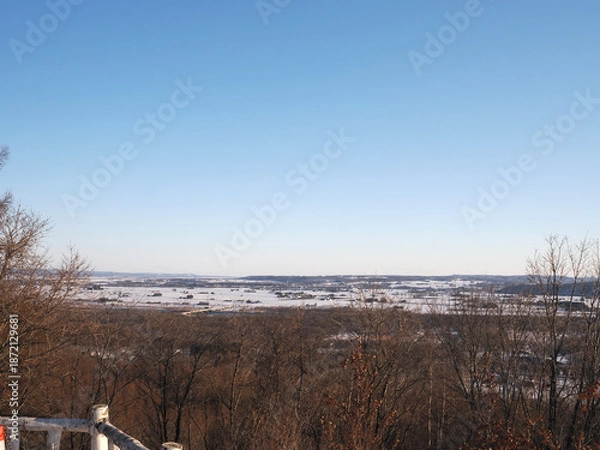 Obraz 十勝が丘展望台から見た風景