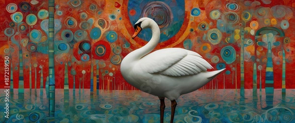 Obraz Swan Illustration