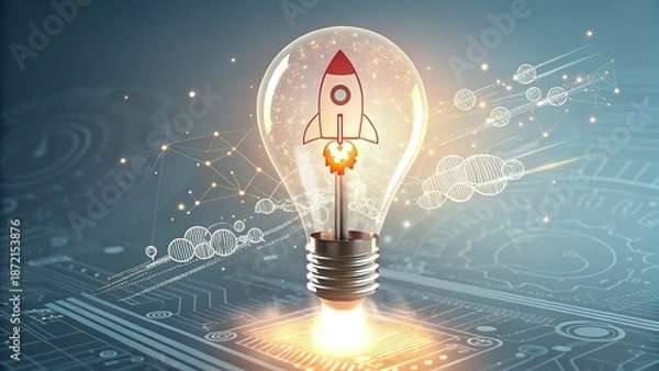 Fototapeta light bulb