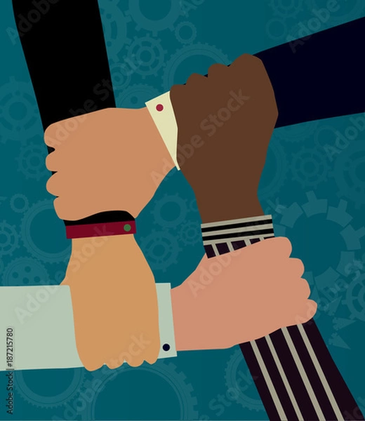 Fototapeta Successful business mechanism