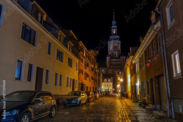 Obraz Abend in Greifswald
