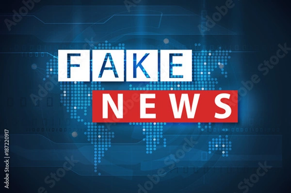 Obraz koncepcja fałszywych wiadomości i dezinformacji