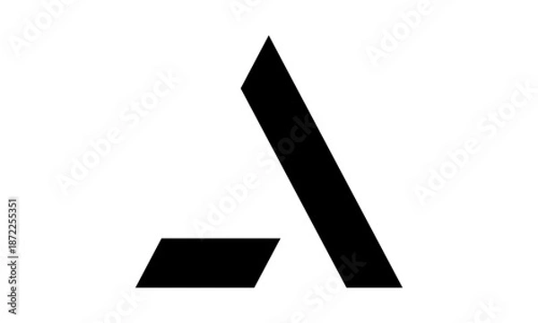 Obraz Abstract Letter A Logo Design	
