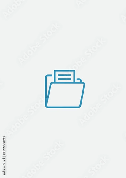 Obraz  open folder icon