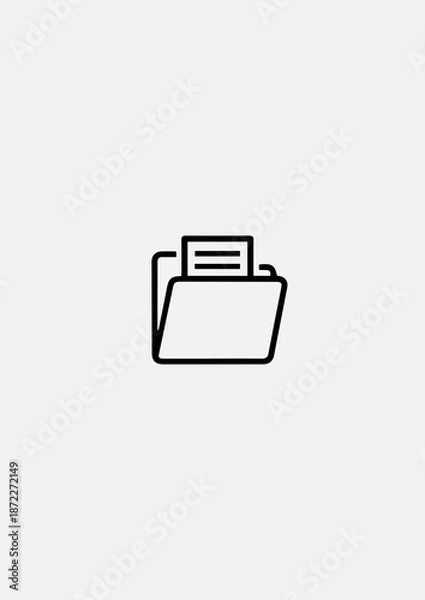 Obraz  open folder icon