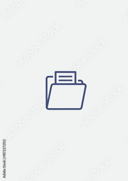 Obraz  open folder icon