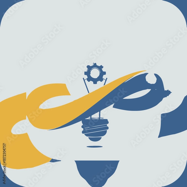 Obraz  icon-representing-creative-automation