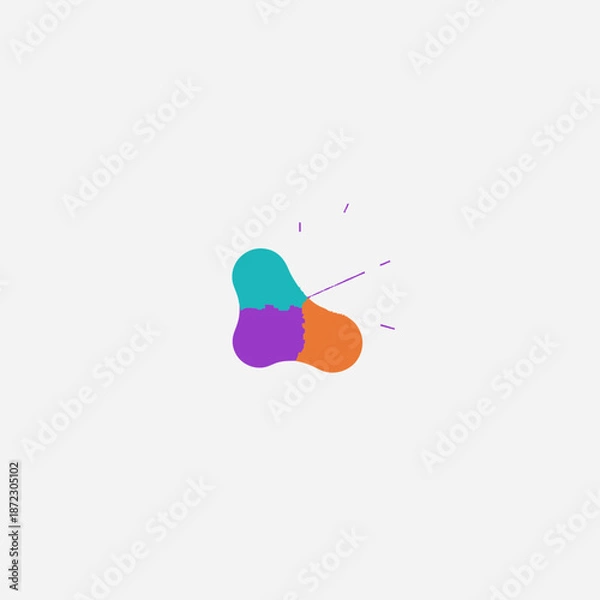 Obraz simple-icon-representing-generative-illustration