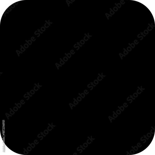 Obraz Stop Button Icon Solid Rounded for Media Player UI Website Mobile Apps