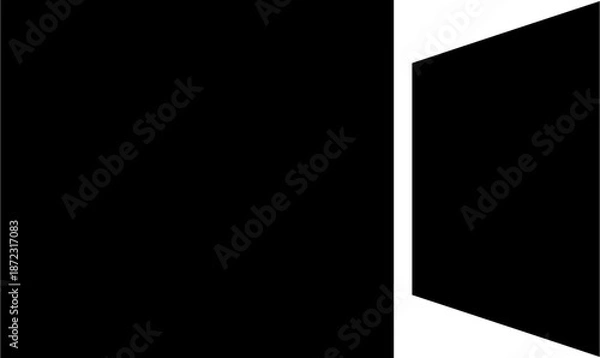 Obraz Video Call Button Icon Solid Sharp for Communication UI Website Mobile Apps