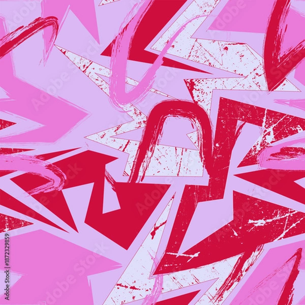 Obraz Seamless grunge urban modern pattern