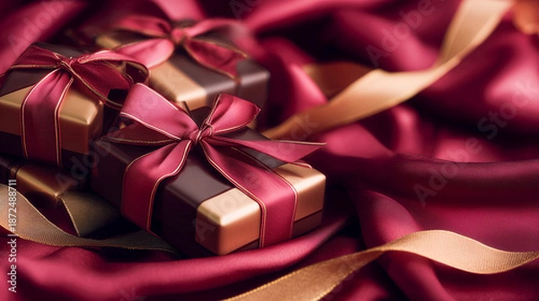 Obraz バレンタインデーの高級チョコレートギフト