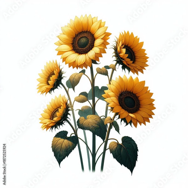 Obraz 希望の光を放つ花