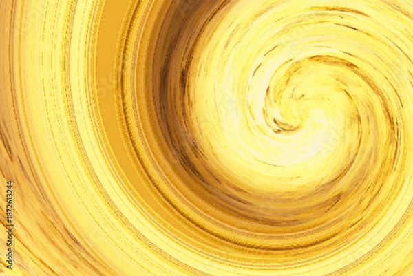 Obraz 大きく渦巻く金色のテクスチャ背景　