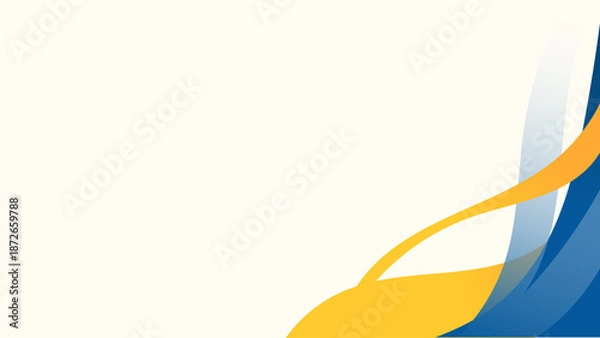 Obraz Abstract Fluid Dynamic Wave Border Decorative Element Modern Background