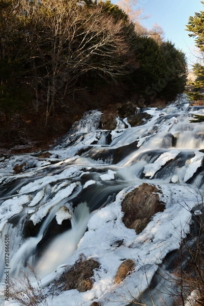 Obraz 栃木県, 日光の竜頭の滝の風景