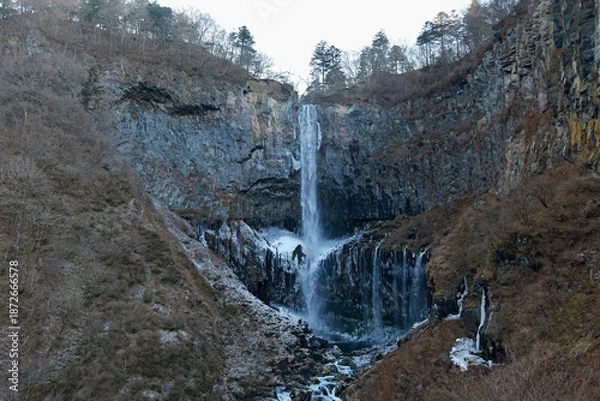 Obraz 栃木県, 日光の華厳の滝の風景