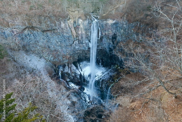 Obraz 栃木県, 日光の華厳の滝の風景