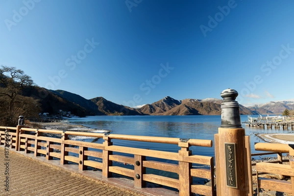 Obraz 栃木県, 日光の中禅寺湖の風景