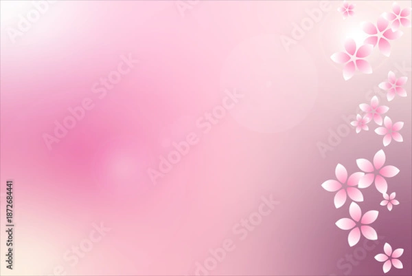 Obraz 桜、ピンク、背景	
