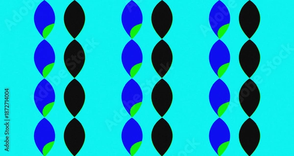 Obraz Abstract Vertical Oval Pattern with Grainy Noise Texture Background