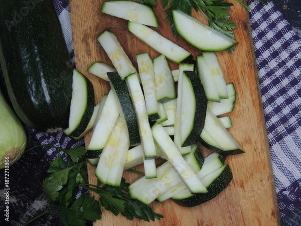 Obraz vegetables on a chopping board